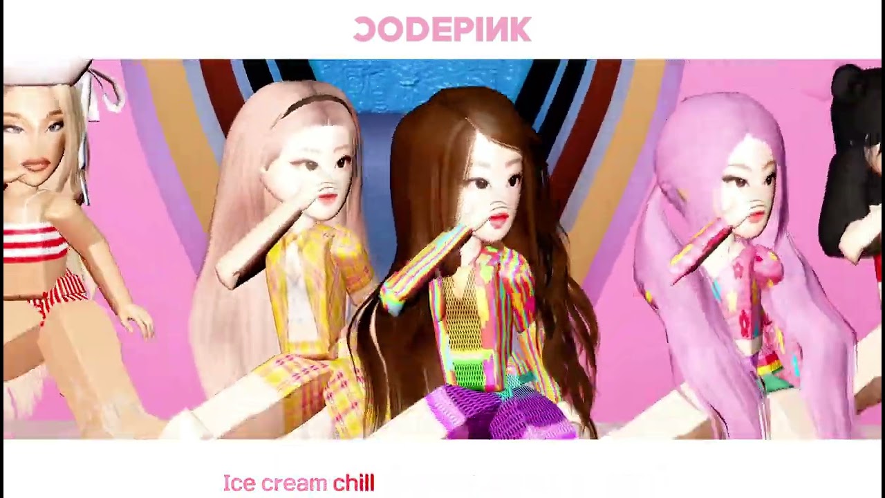 BLACKPINK X Selena Gomez - 'Ice Cream' ROBLOX DANCE VIDEO