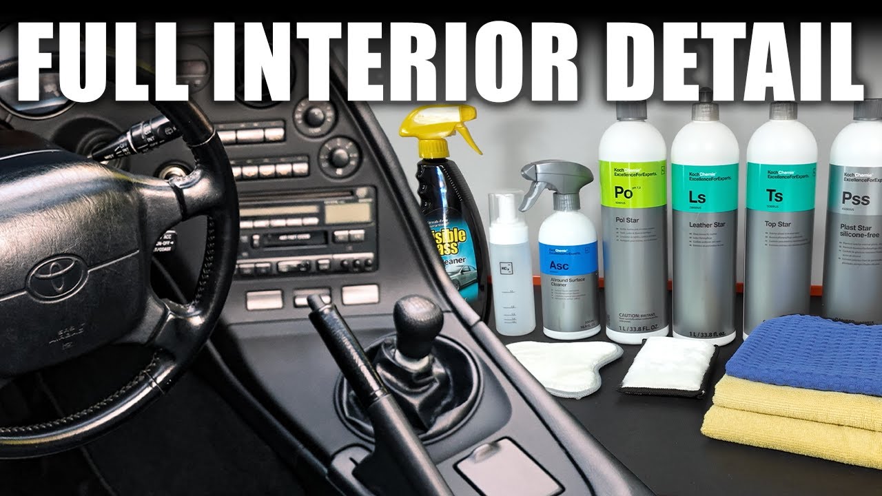 MKIV Supra | Full Interior Detail (Koch-Chemie Line Up.. Mostly)
