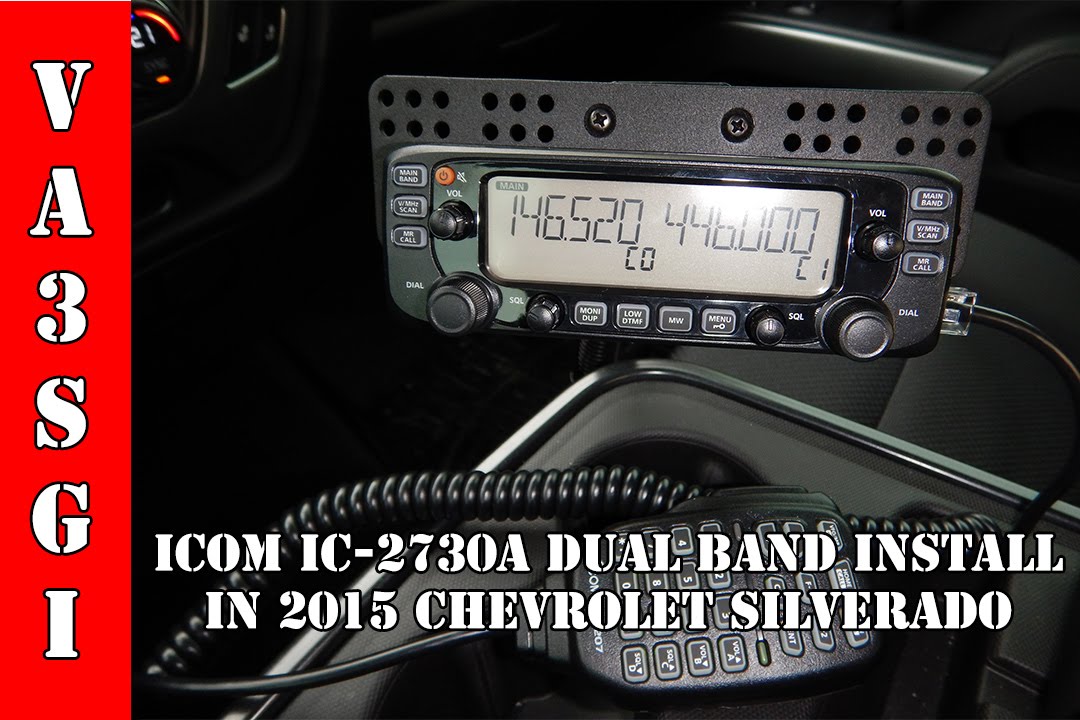 Icom IC-2730a Ham Radio Install 2015 Chevy Silverado