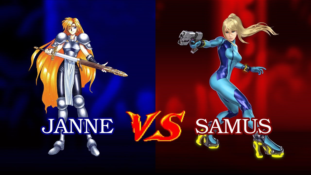 Janne d'Arc (World Heroes) vs Samus Aran (Metroid)