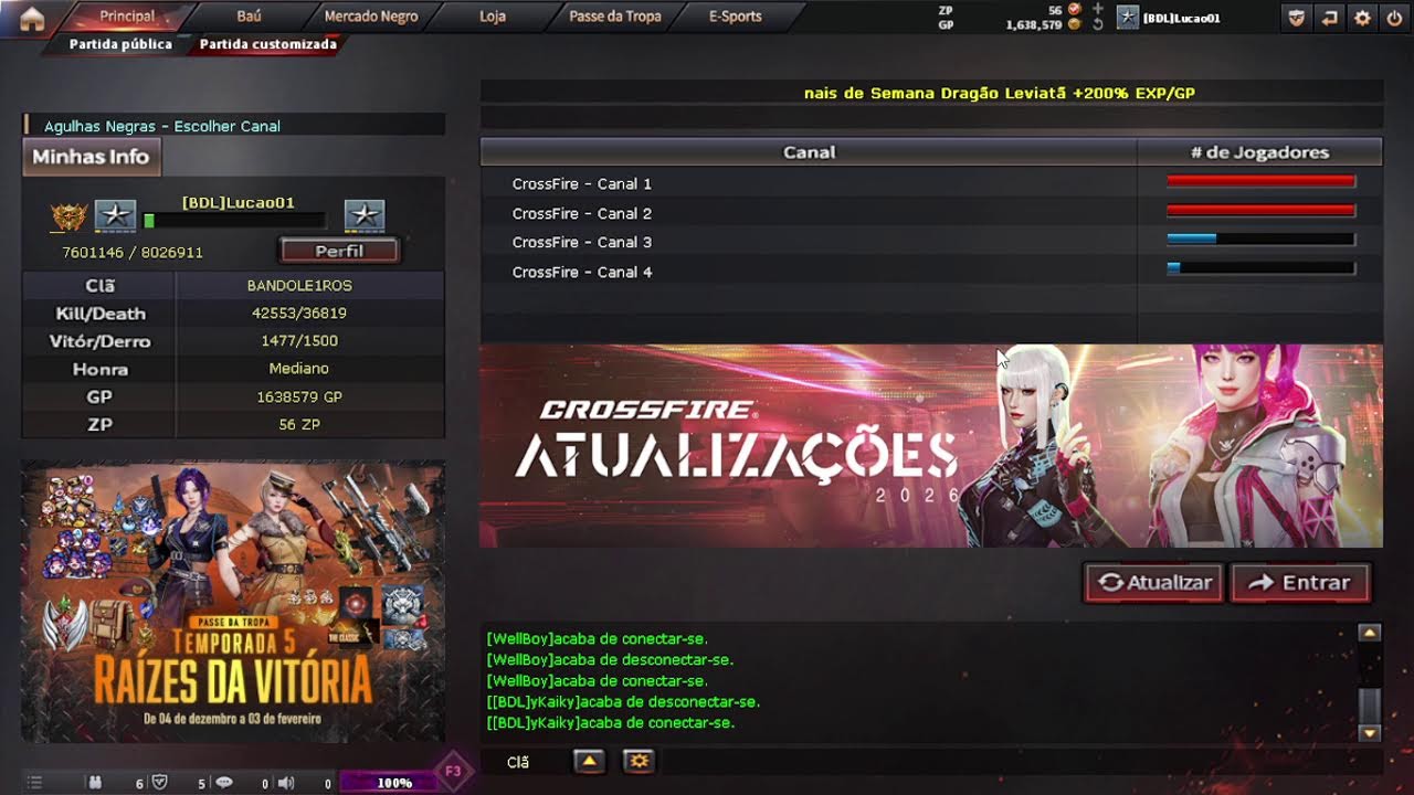 CROSSFIRE - RANKED + SALINHA+ DM - RUMO AOS 400 INSCRITOS