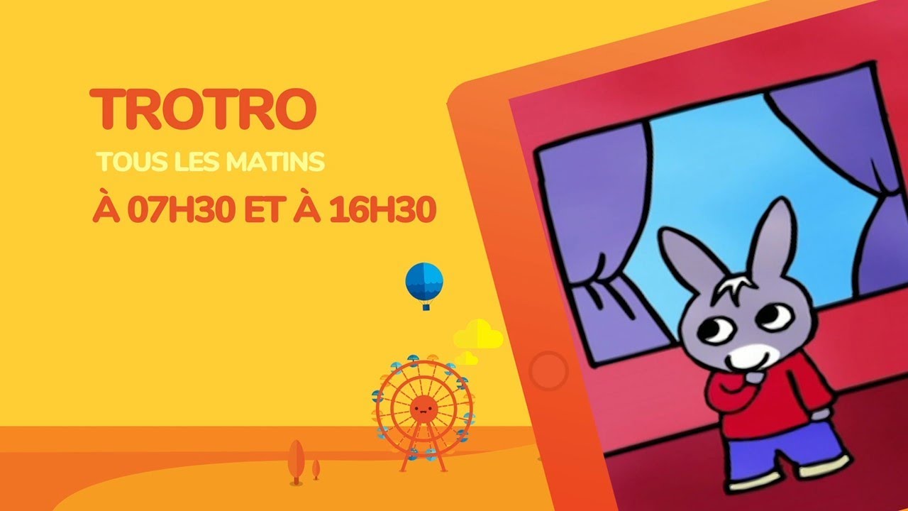 👉 Retrouve Trotro tous les jours &agrave; 07H30 et 16H30 sur ludikids