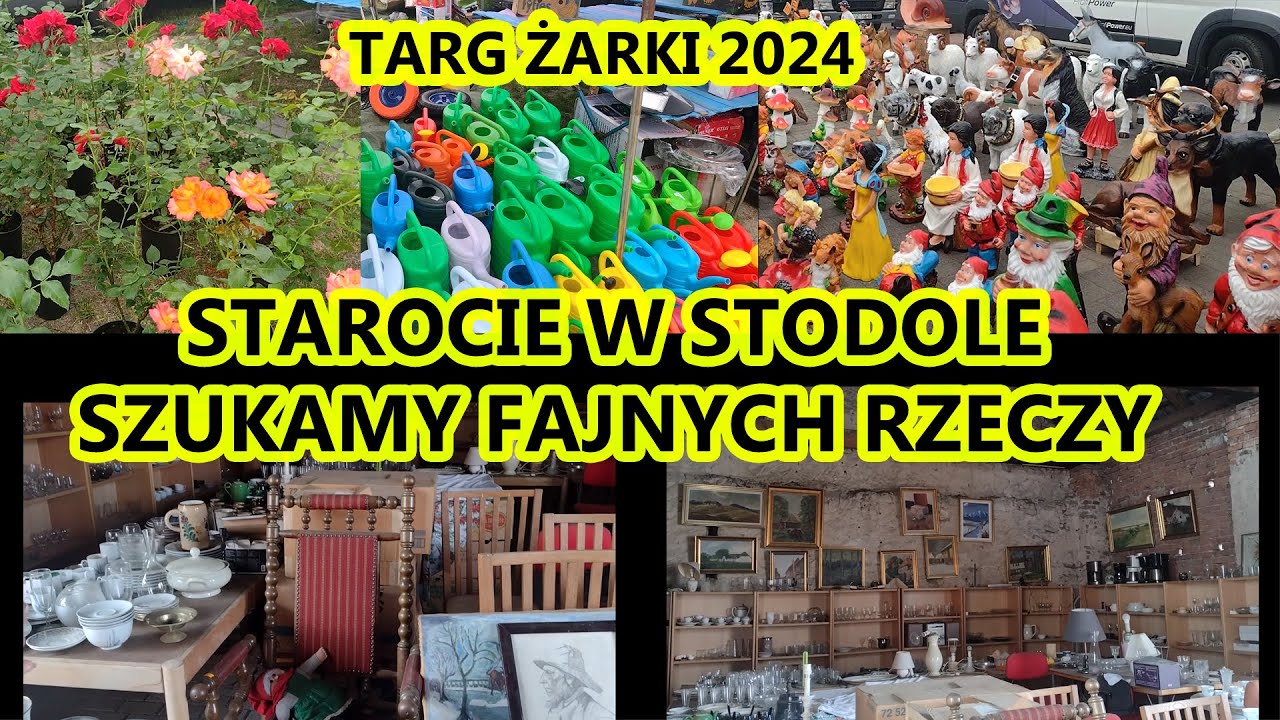 🕰️💲💰 Targ Staroci i nie tylko w Żarkach. Co udało nam się kupić?? 🕰️💲💰 #fleamarket #flohmarkt