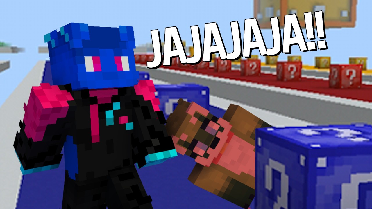 ¿Quién ganará la batalla de Lucky Blocks con amigos?