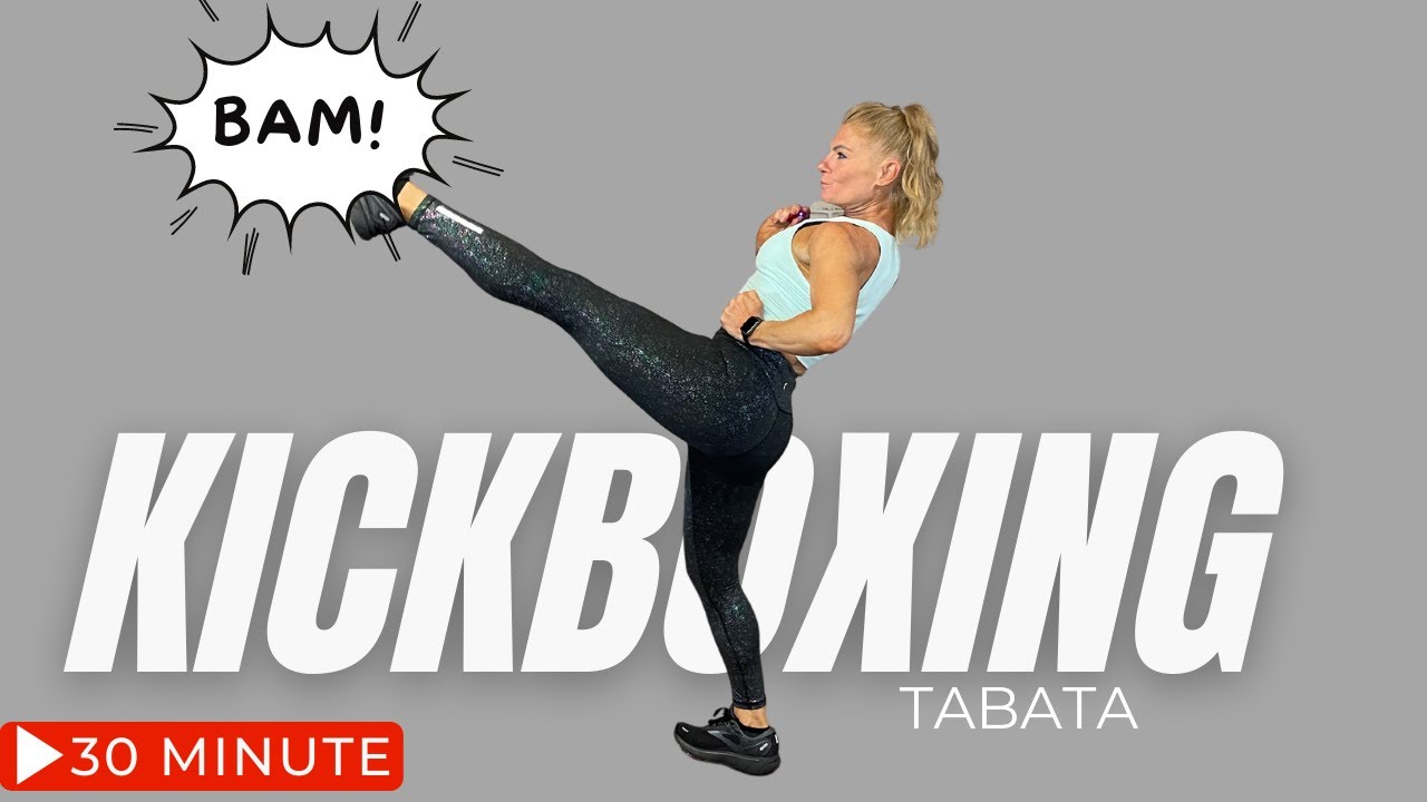 30 Minute Cardio Kickboxing Tabata Workout 🔥 Exercise Class 🔥