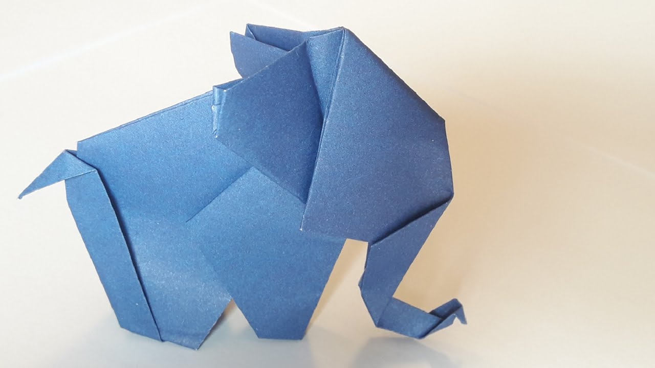 Cute 🐘 Origami Elephant - Easy Paper Elephant Making, Слон оригами