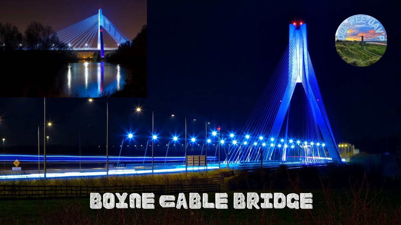 The Boyne Cable Bridge | A Flight Along The Boyne | DJI M3classic