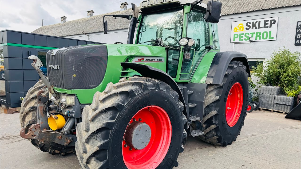 Fendt 926 Vario TMS, silnik MAN 290 KM, przedni TUZ i WOM, miękka oś i kabina, prezentacja/review