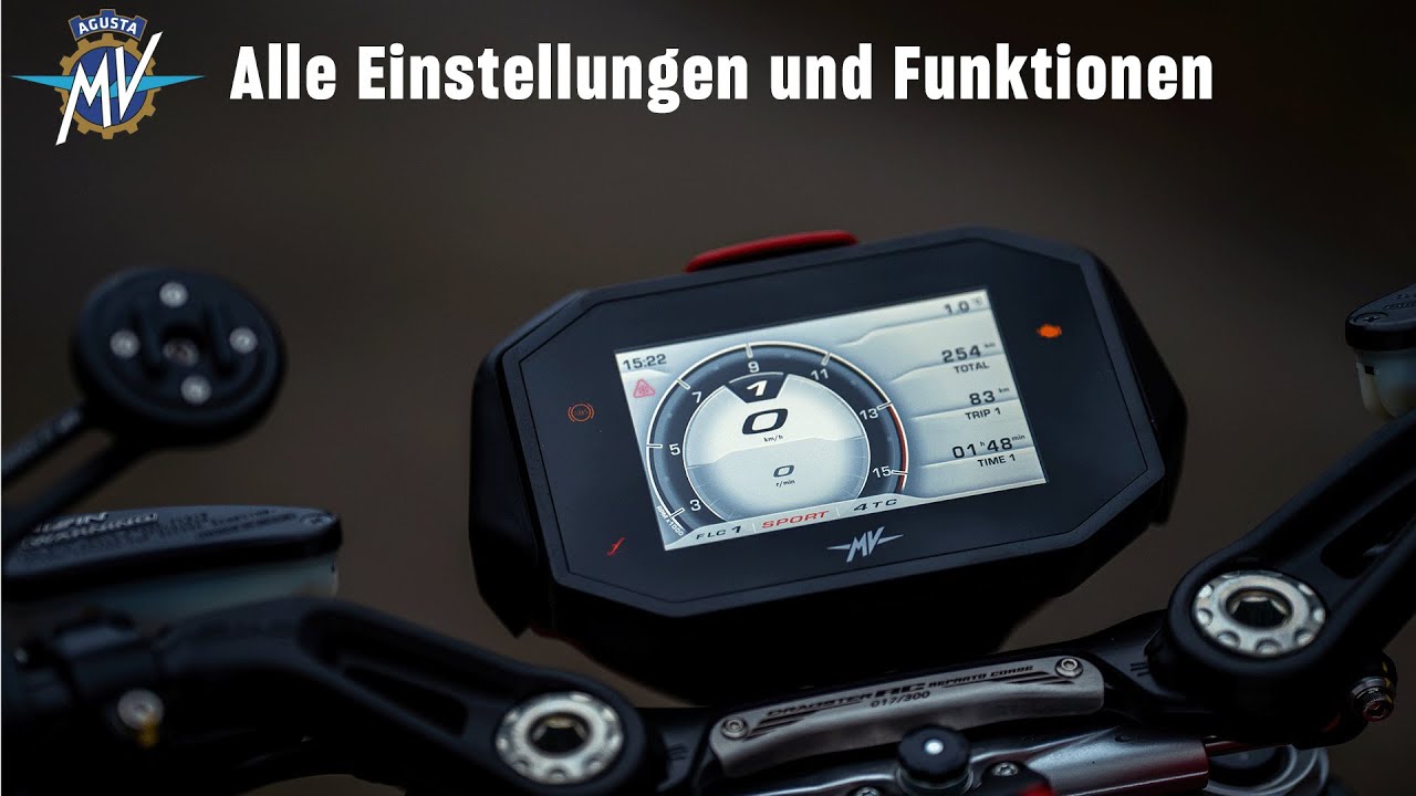 Mv Agusta Euro5 Display erklärt