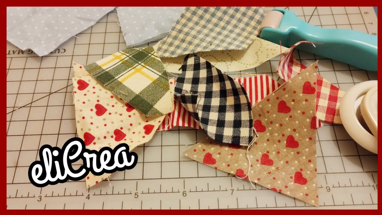 come fare il crazy patchwork facile #elicrea cucito creativo