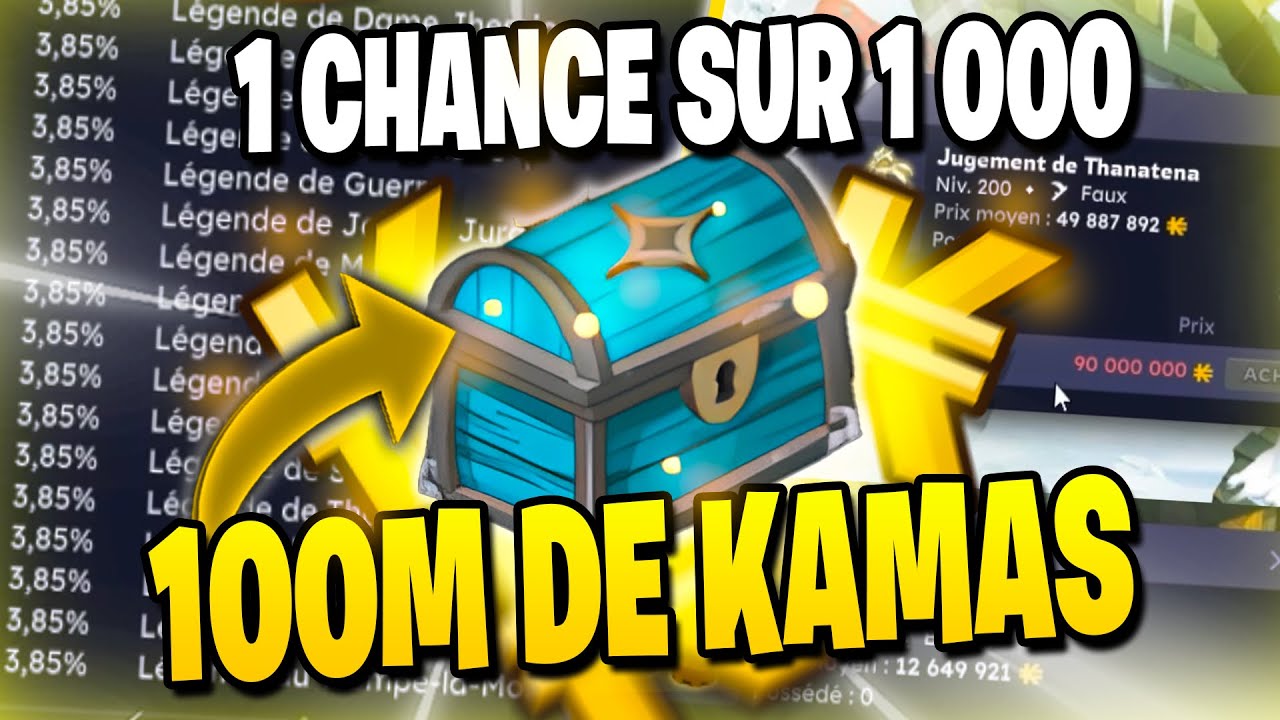 OUVERTURE SONGE ! UNE LEGENDE = 150 M DE KAMAS !