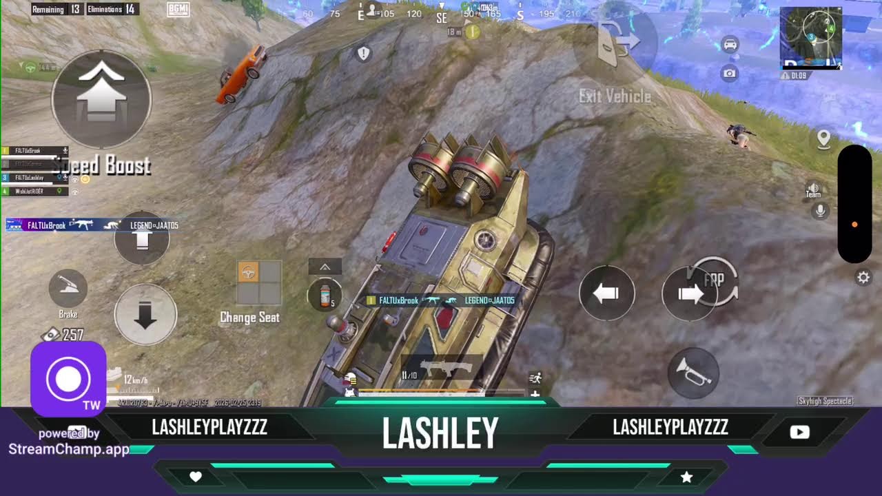 Broadcast powered by StreamChamp