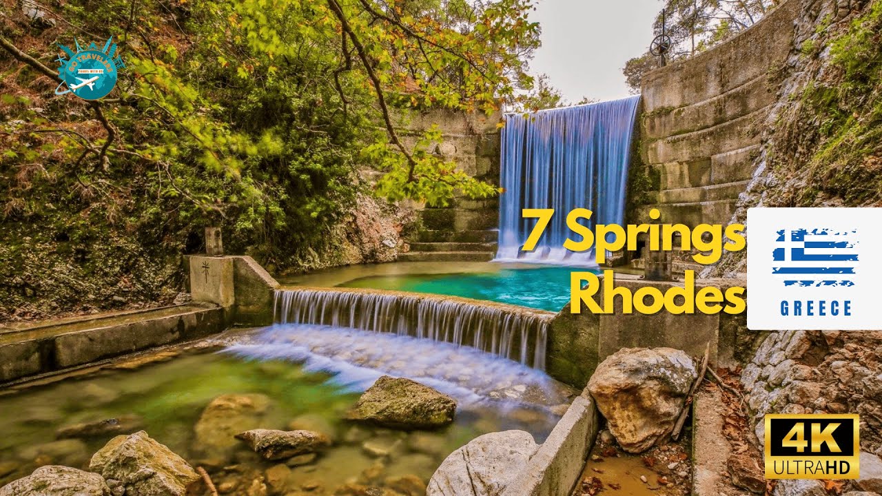 7 Springs Rhodes in 4K | Explore Greece&rsquo;s Hidden Natural Oasis