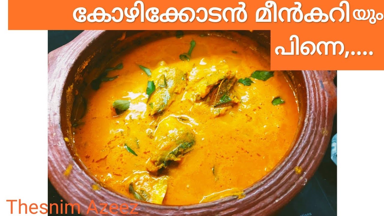 കോഴിക്കോടൻ മീൻകറി/അര മണിക്കൂർ ഊൺ വിഭവങ്ങളും/fish curry/Thesnim Azeez/cookery for bigners