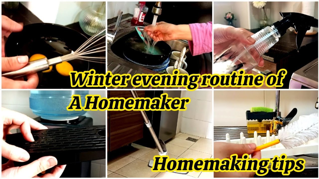 My Evening Routine in winters as a housewife/ Homemaking tips/ healthy banana bread recipe 😋 