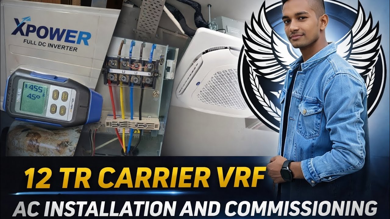 VRF cerriar ac installation and commissioning  ✅✅💯💯