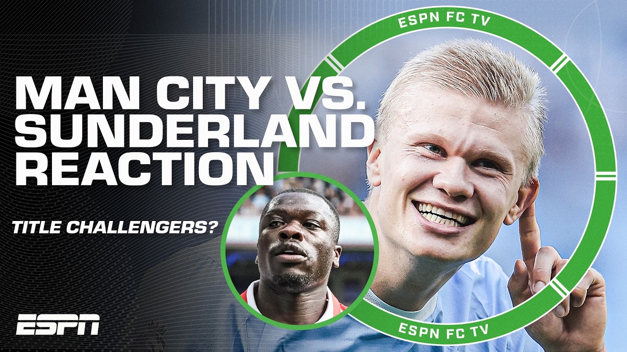 Game of the season? 🤯 Man City vs. Sunderland REACTION | ESPN FC