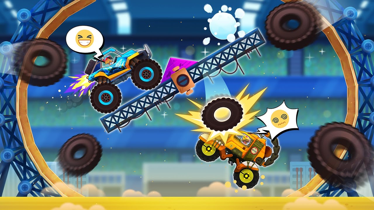 Monster Truck Arena🥊 - Kids' bigfoot trucks | Kids Learning | Kids Games | @Yateland