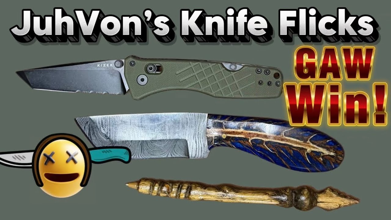 JuhVon’s Knife Flicks win! #gaw #winner #edc 