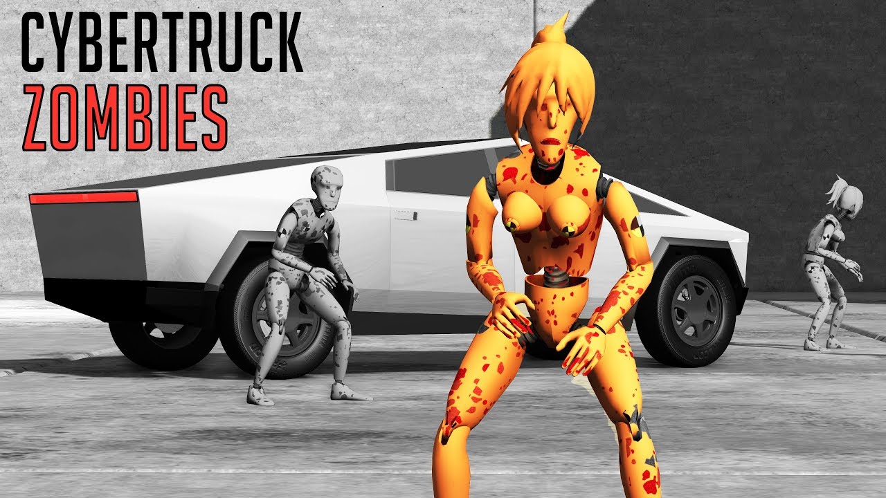 The Cybertruck – Crash Test Zombies – BeamNG Drive | Demolition Republic