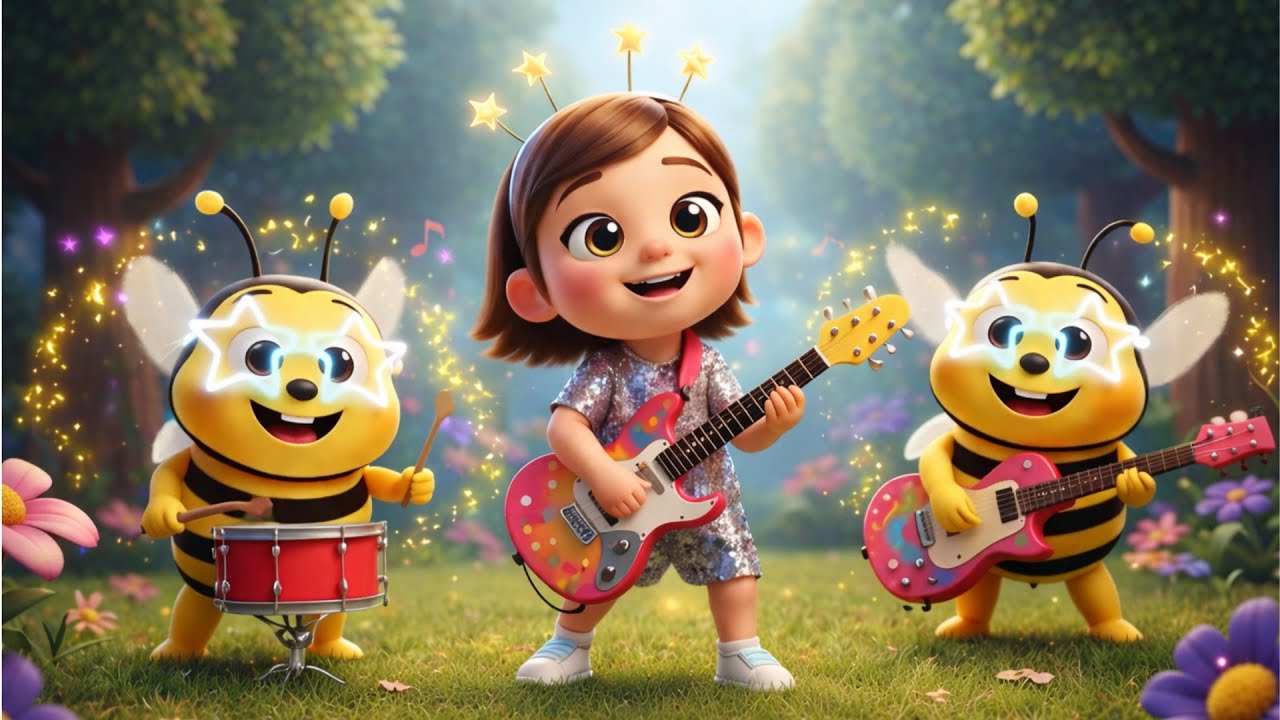 CocoMel-Salta y Vuela, Abejita #cancionesinfantilesenespañol#musicainfantil #musicaparaniños