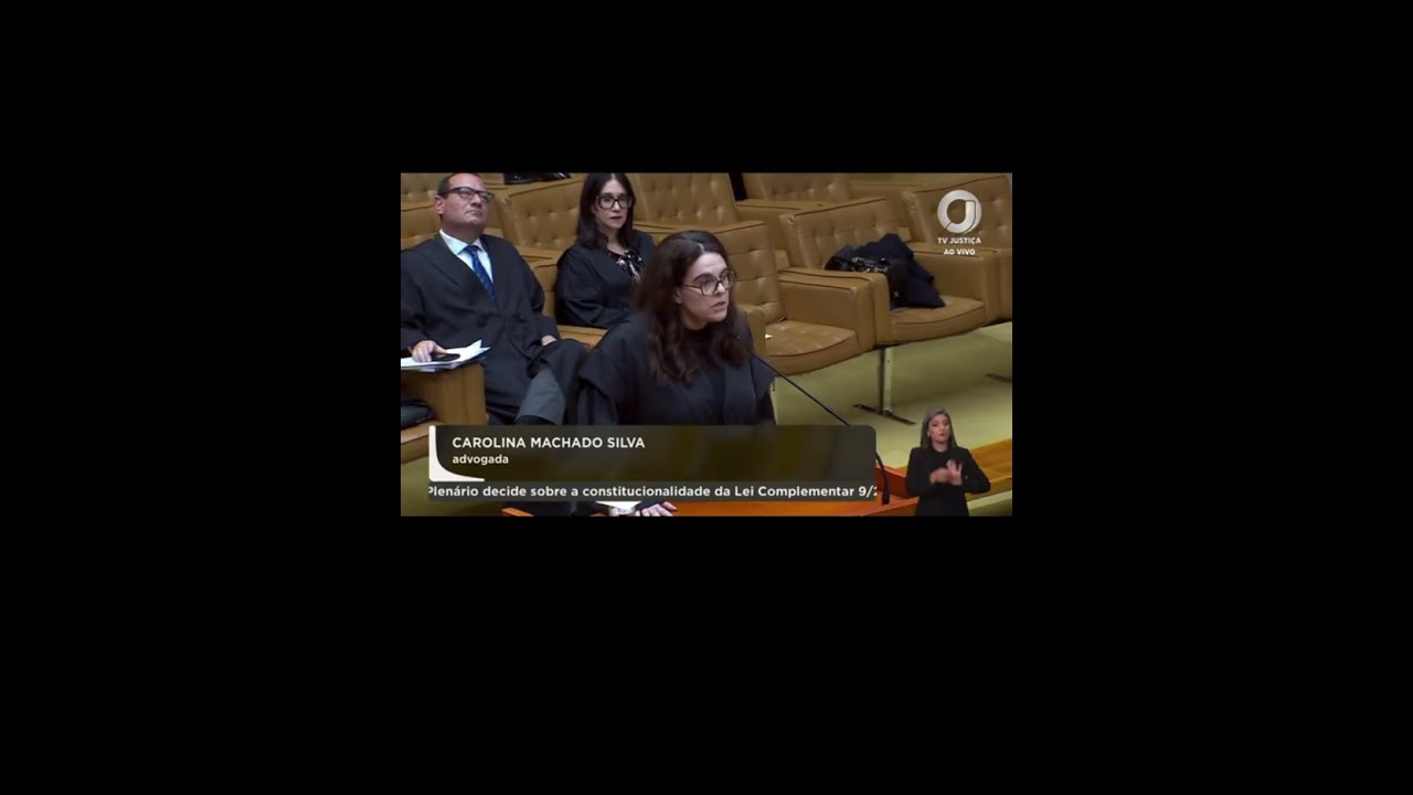 Sustentação oral da advogada Carolina Cyrillo na ADPF 578 no STF em 19/02/26. 