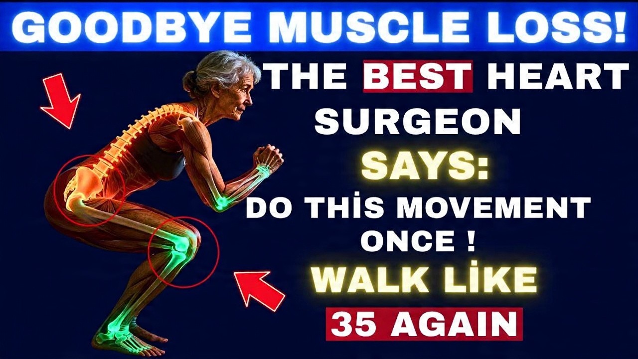 SENİORS? Surgeon Reveals 1 Move That Rebuilds Your Muscles Faster Than the Gym! | Senior Health Tips