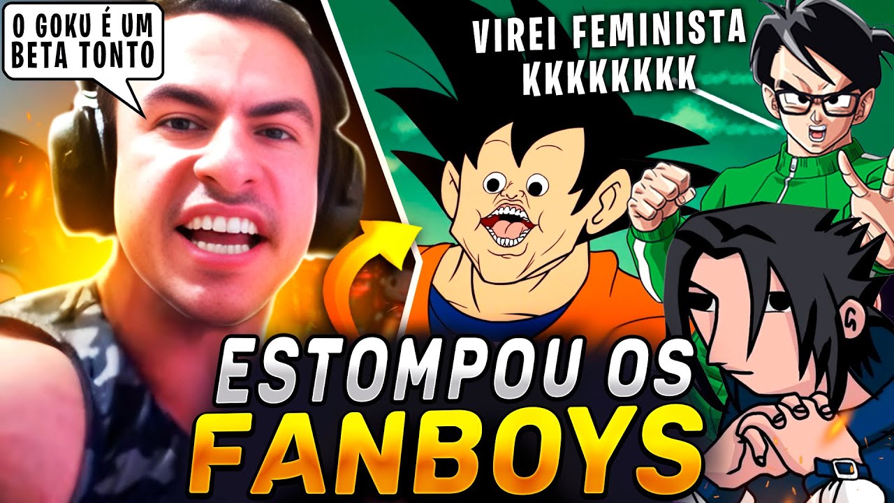 SUPER XANDÃO fica IRRITADO e ESTOMPA GOKU e os FANBOYS de DRAGON BALL e NARUTO KKKKKKKKK