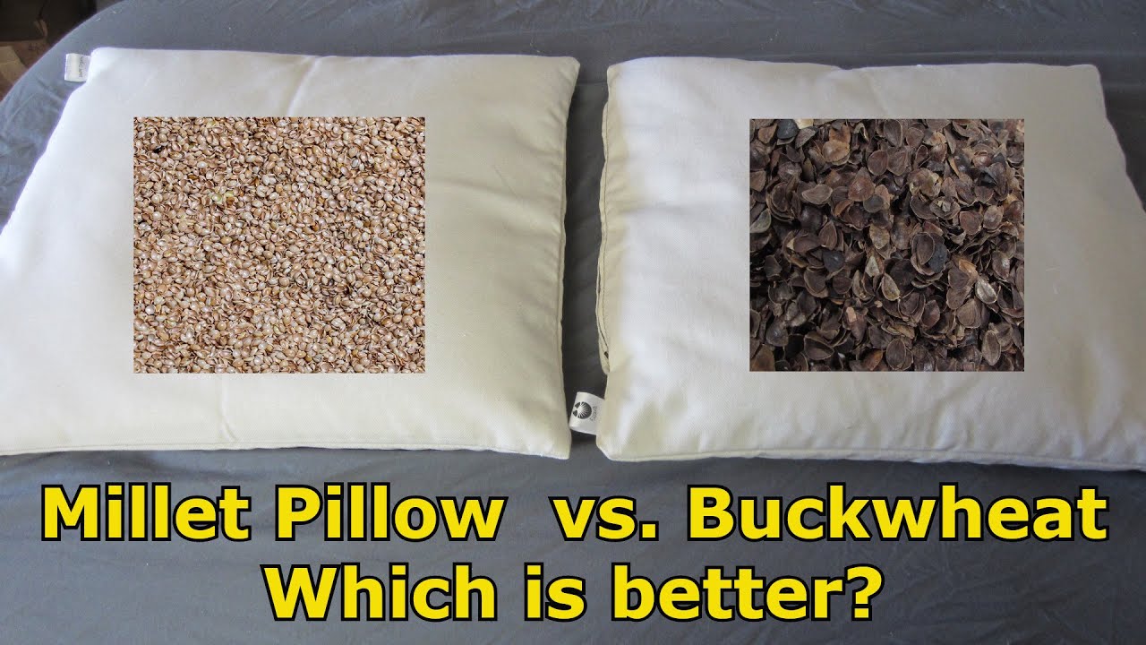 Millet Hull Pillow vs Buckwheat Pillow
