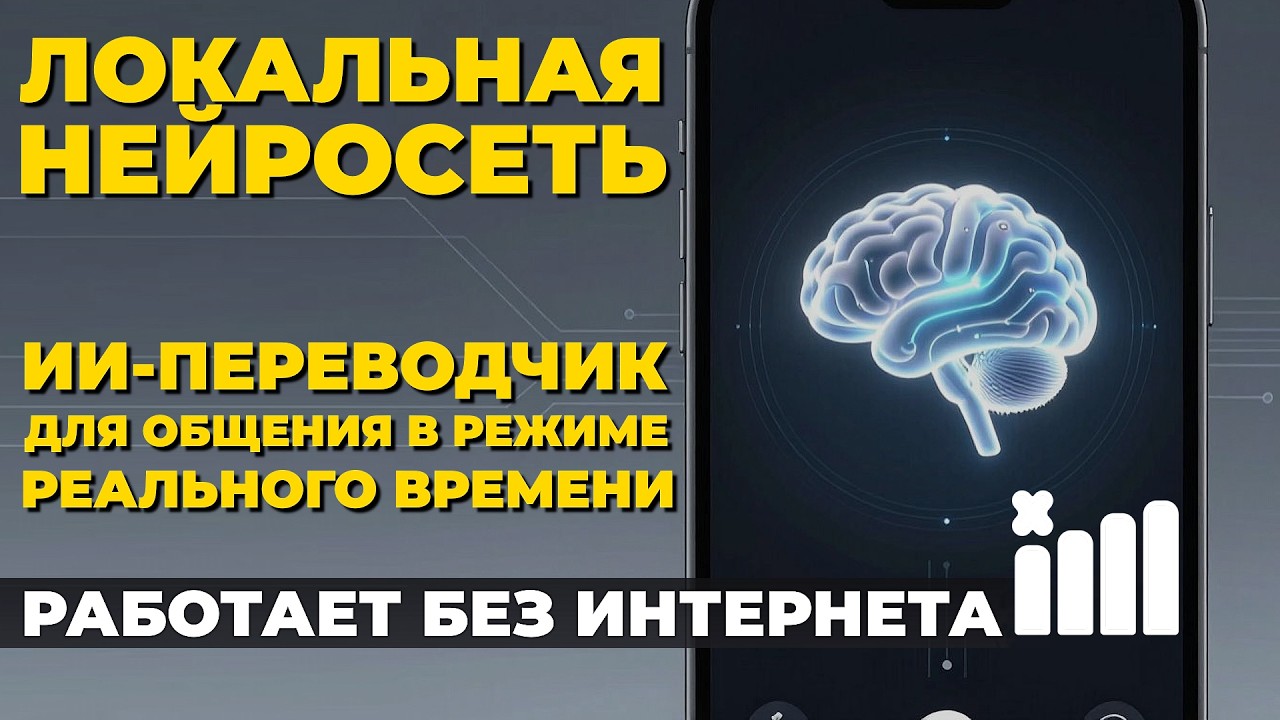 ИИ переводчик БЕЗ ИНТЕРНЕТА 🤯 Работает ОФЛАЙН прямо на твоём телефоне!