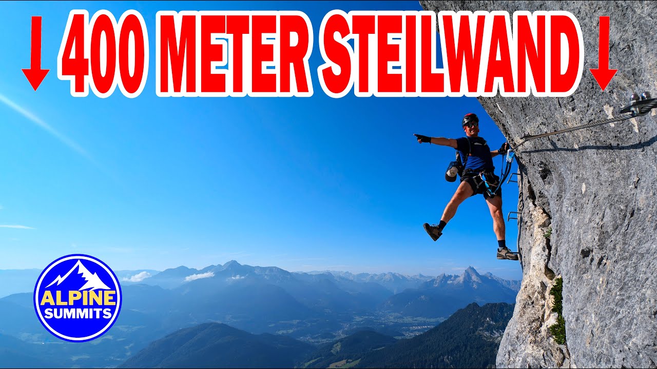 Berchtesgadener Hochthron Klettersteig | AUSF&Uuml;HRLICHSTE DOKU mit Topo #klettersteig #berchtesgaden
