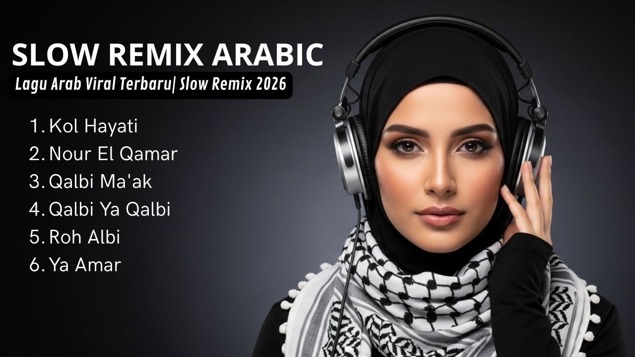 Lagu Arab Slow Remix Viral TikTok 2026, DJ Arabic Song Remix Paling Enak Didengar Saat Santai