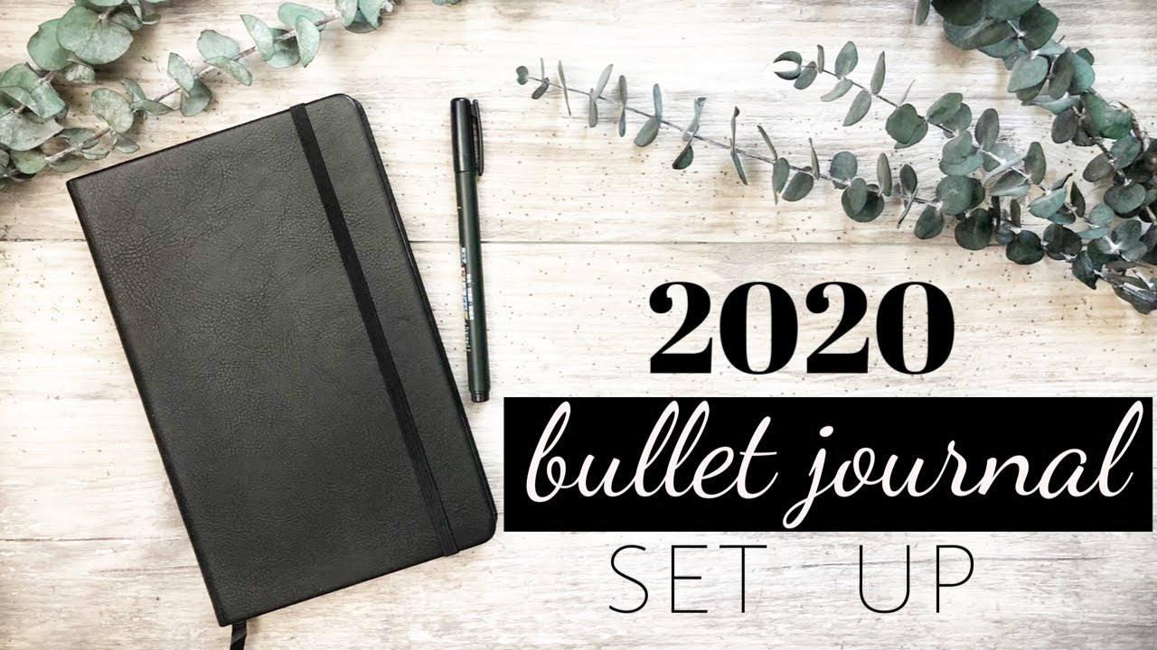 My 2020 Bullet Journal Setup│Minimal