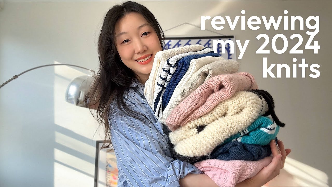reviewing (and ranking) my 2024 knits
