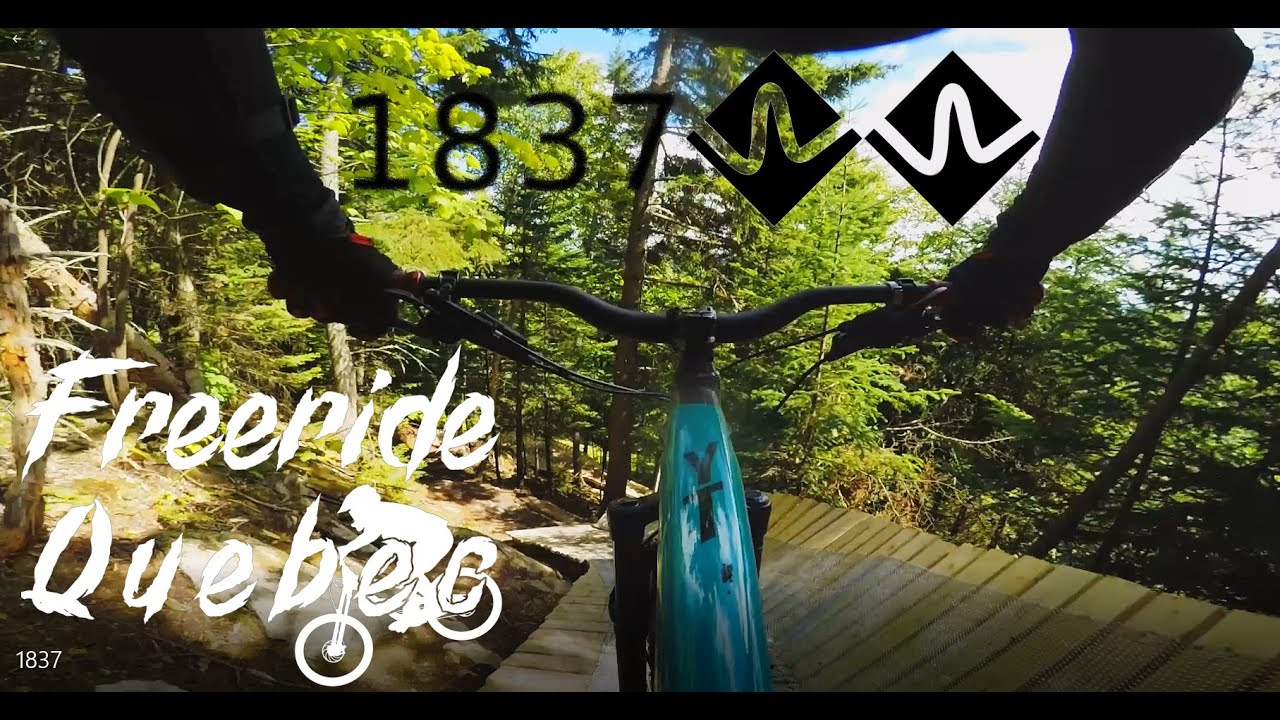 Riding the brand new 1837 at Mont-Ste-Anne!