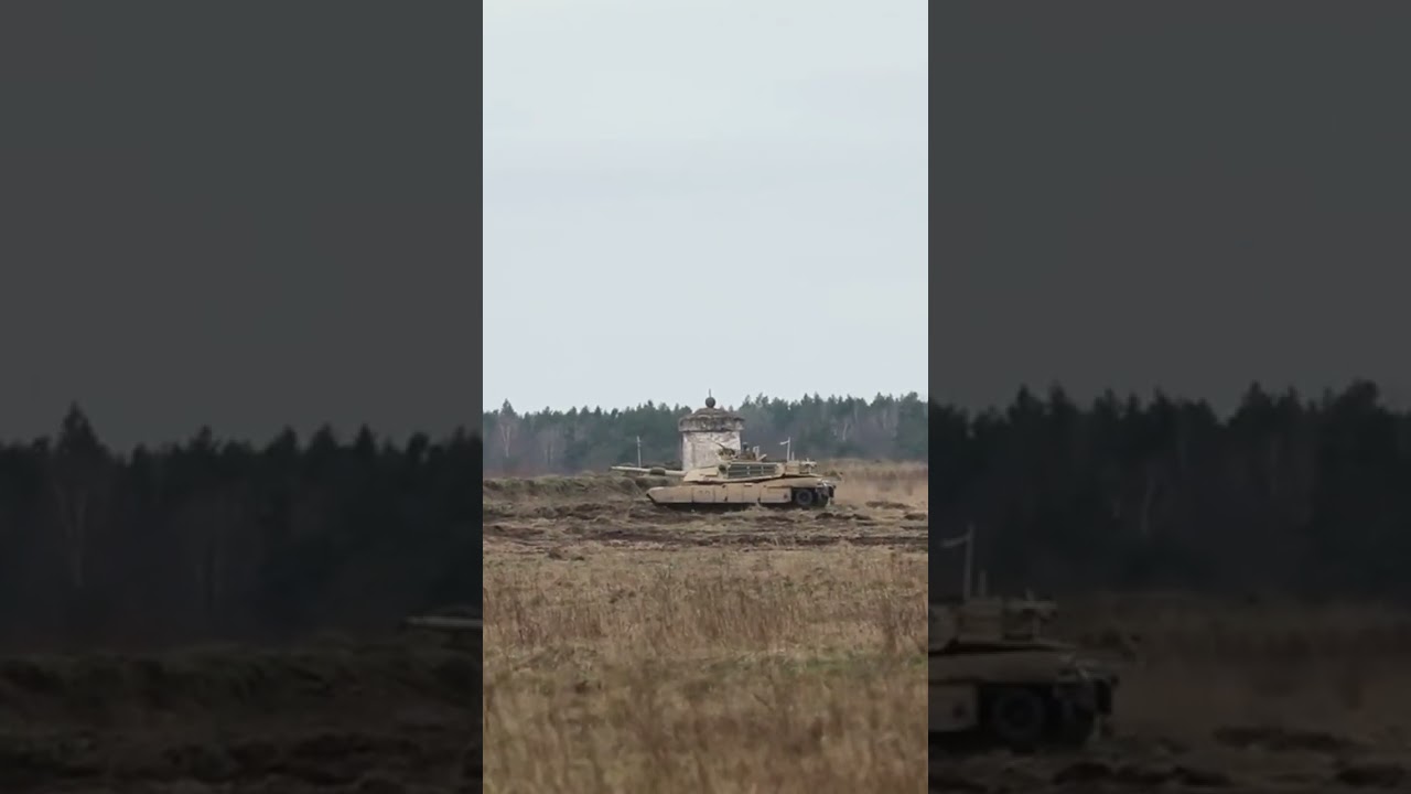 Watch NATO Tank Battle Group in Poland Dominate the Field in High-Stakes Military Drills