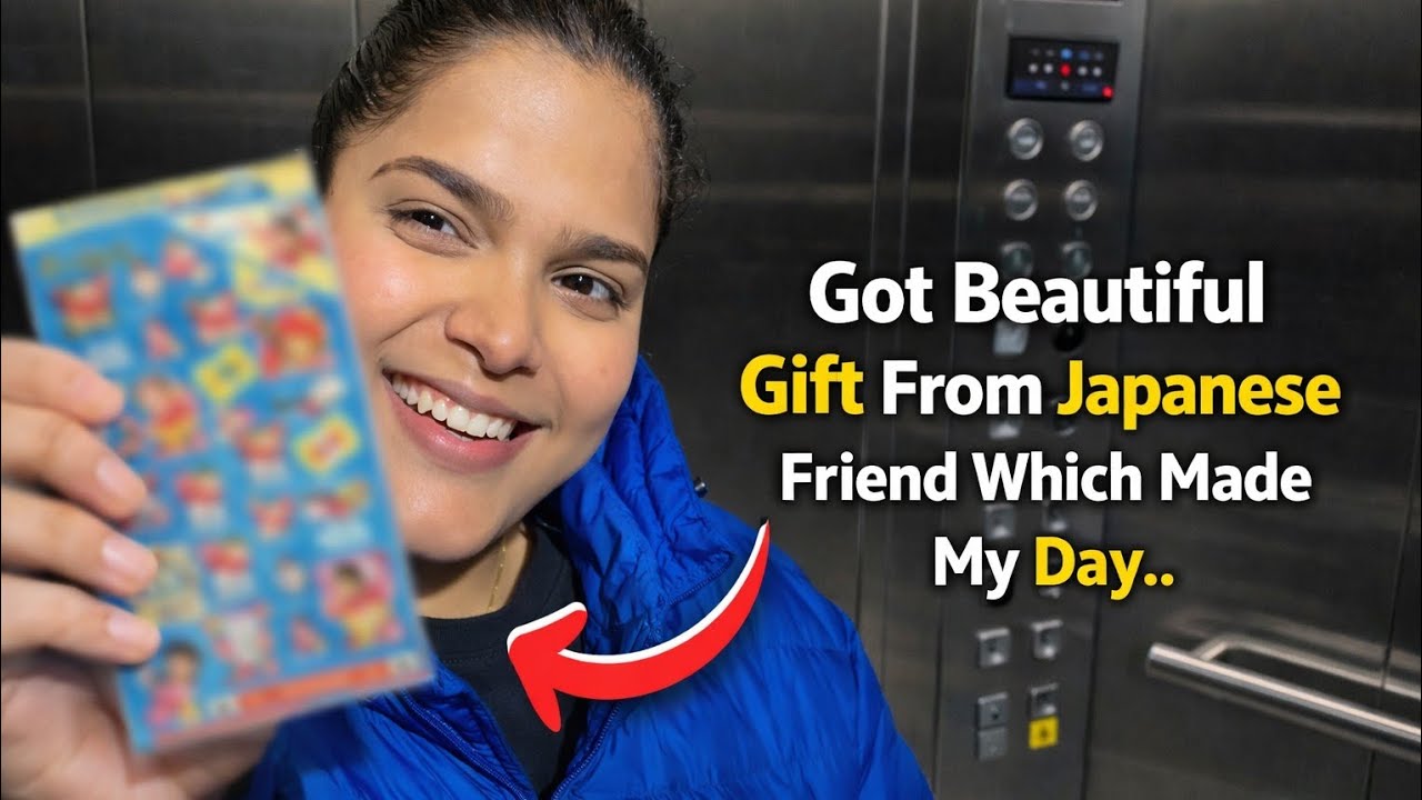 Japanese friend ne diya itna cute gift 🥺💖 pura din ban gaya! | Aditiexpresss @YouTube 