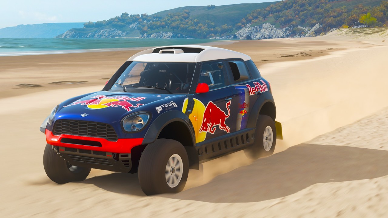 MINI X RAID ALL 4 RACING COUNTRYMAN 2013I Forza Horizon4 l Test Drive 4K 🎉#rally  #minicooper