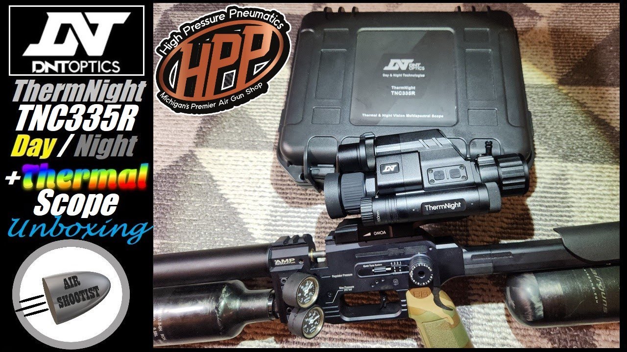 DNT Optics TNC335R Unboxing and Comparison to TNC225R - Multispectral (Day/Night/Thermal) Scope