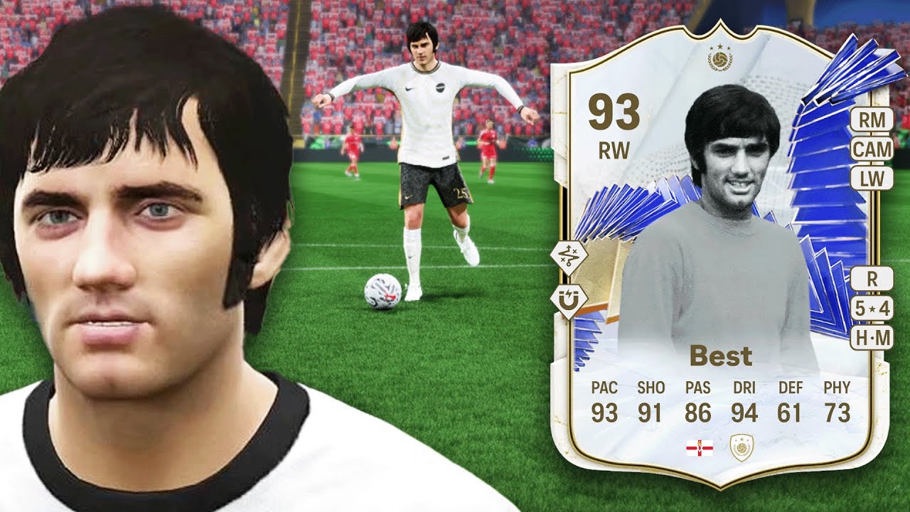 93 TOTY ICON GEORGE BEST SBC PLAYER REVIEW | EA FC 24 ULTIMATE TEAM