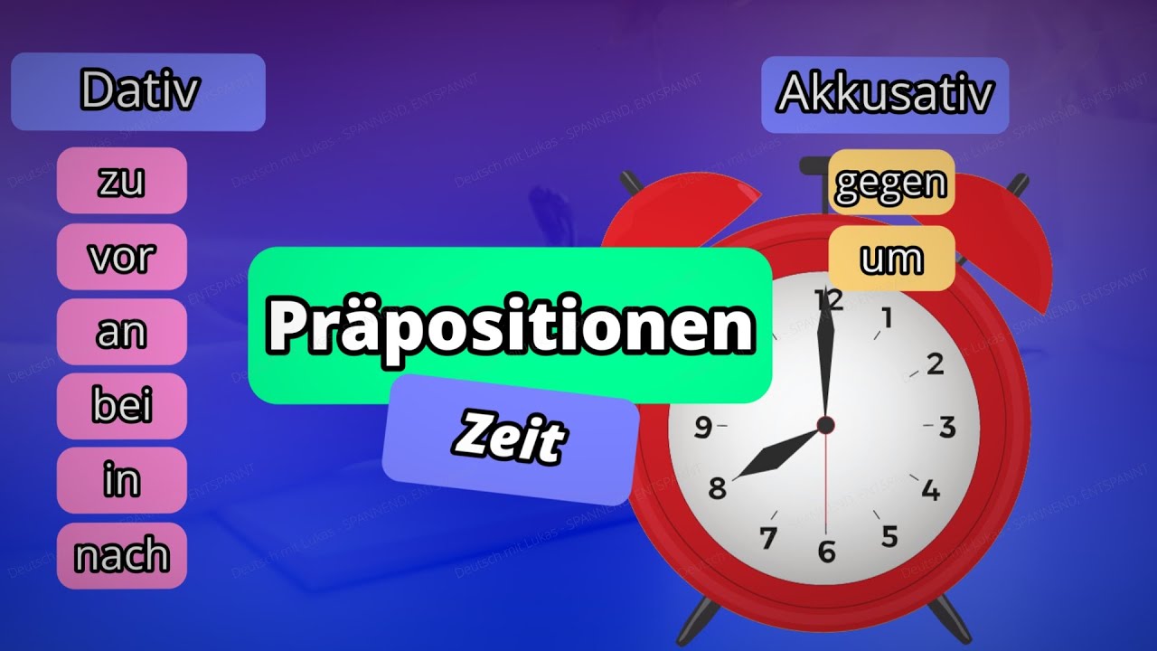 🇩🇪 🙌  Pr&auml;positionen der Zeit 🚀
