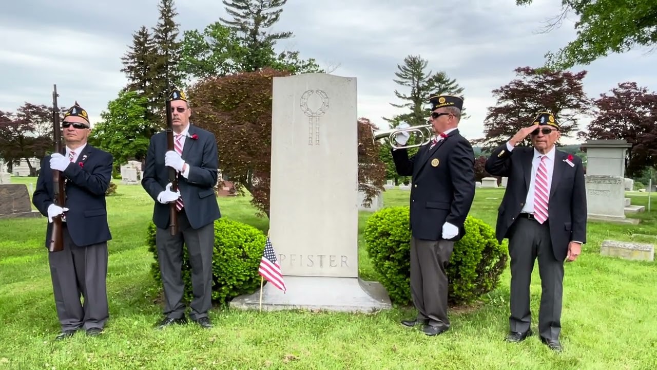 Taps and Rifle Salute by the Valhalla American Legion Adolph Pfister Post 1038