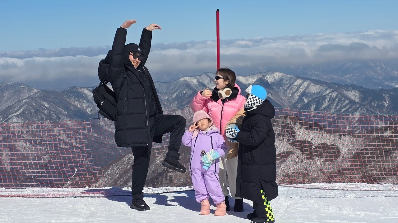 260225 10살 7살 네가족 덕유산