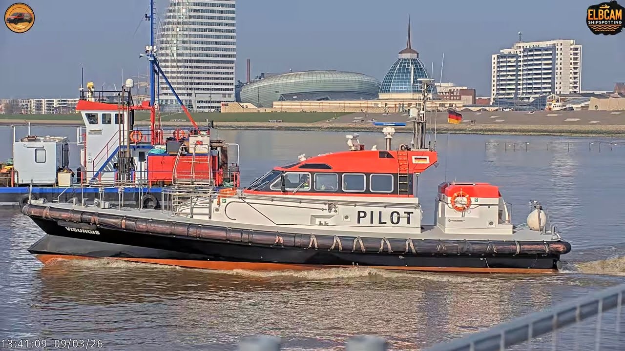 LIVE aus Bremerhaven 🚢 | Sonniger Tag an der Weser | Hafenblick von der Mole