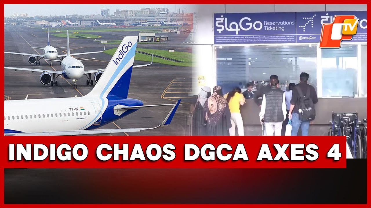 DGCA Sacks Four Inspectors Over IndiGo Flight Cancellations