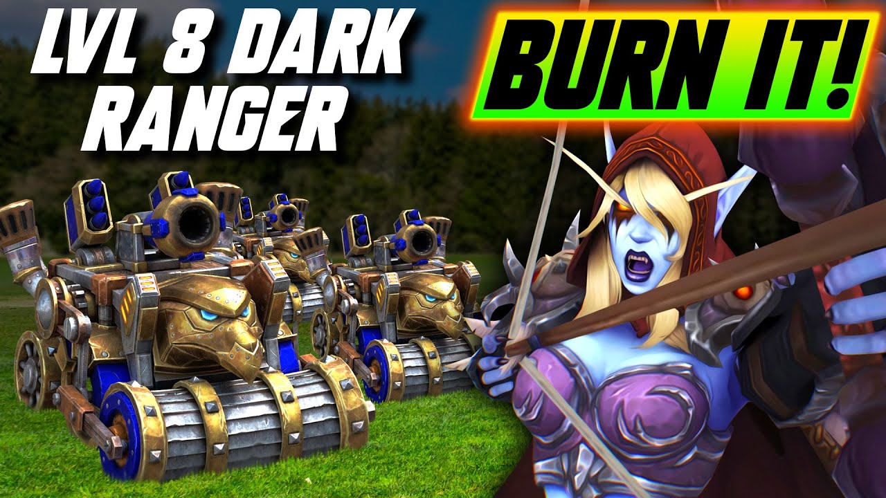 LVL 8 DARK RANGER does the UNTHINKABLE! - WC3 - Grubby