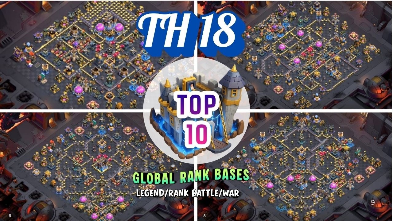 BEST TH18 WAR BASE LINKS | NEW TH18 LEGEND DEFENCE BASES IN CLASH OF CLANS