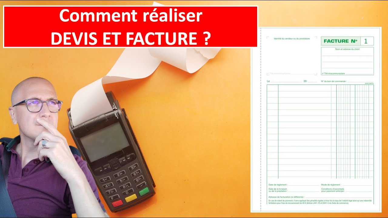 Comment réaliser un DEVIS et une FACTURE pendant l'EXAMEN ou après ? Calcul TVA #vtc débutant France