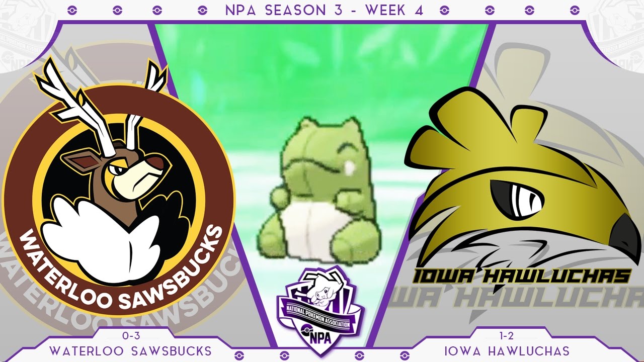 NPA S3W4 Waterloo Sawsbucks vs Iowa Hawluchas | National Pokemon Association