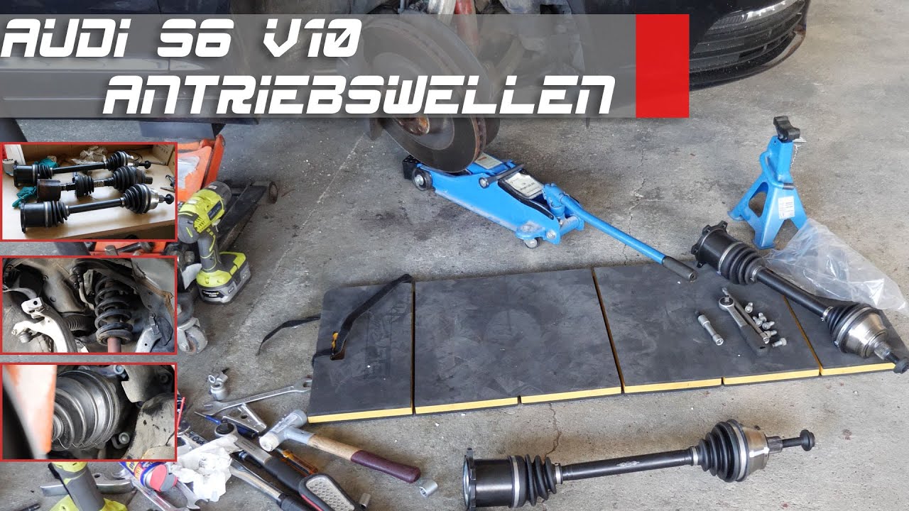 Audi S6 V10 4F5 C6 Antriebswellen tauschen #audi #v10 #diy